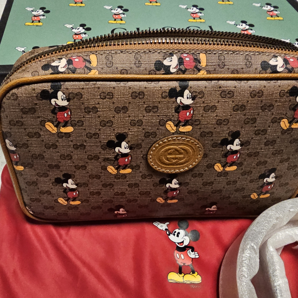 Gucci x Disney Mickey Mouse Brown BELT BAG
